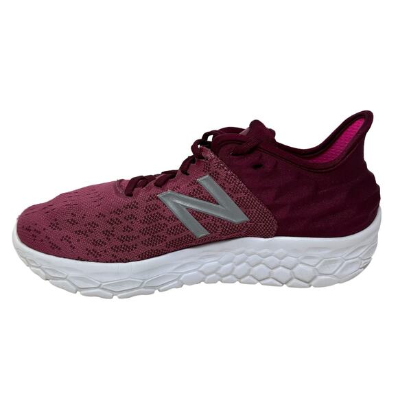 New Balance Fresh Foam Beacon Pink Running Sneakers Women 6 Purple Mesh Athletic - Picture 3 of 11